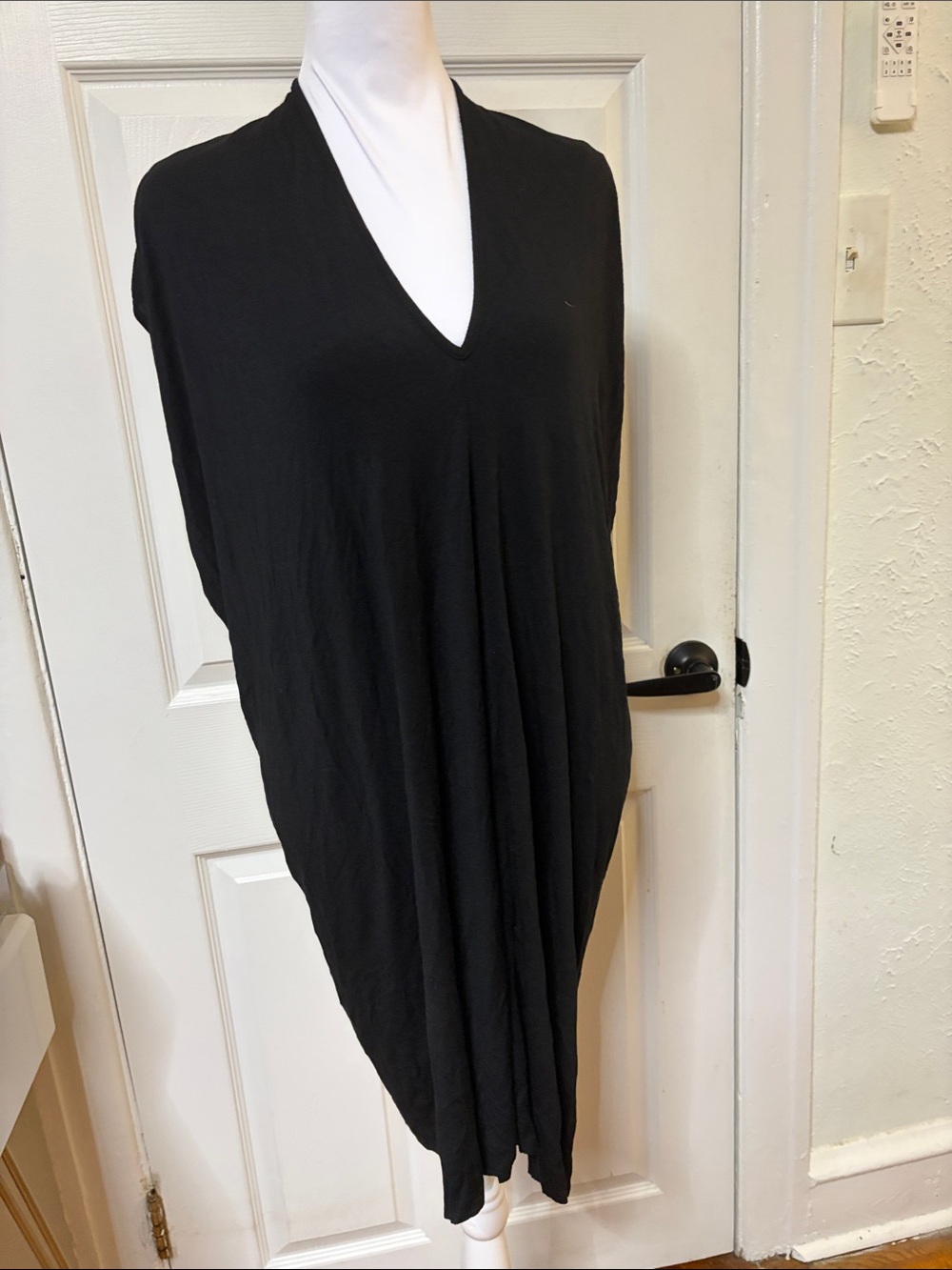 Black V-Neck Women’s Swim Cover-Up